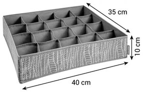 Tescoma Organizer na skarpetki i bieliznę FANCY HOME, 40 x 35 x 10 cm, cappuccino