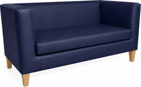 Sofa Monaco : Kolor nogi - Drewno, Kolor tkaniny - EKO-SKÓRA - 4D, Typ tkaniny - Eko-skóra , Wysokość nogi - 15 cm