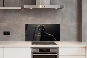 Szklany Panel Przerażająca Postać bez Włosów