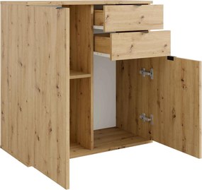 Komoda METRIX 120 cm do Salonu Sypialni Dąb artisan