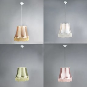 Zestaw 4 lamp wiszących w stylu Retro kolorowych 45 cm - Granny Retro Oswietlenie wewnetrzne