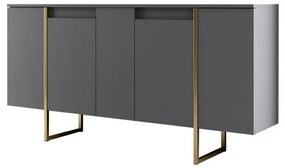 Szafka Luxe Anthracite and Gold