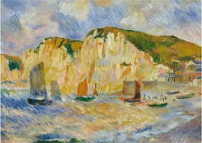 Obraz - Auguste Renoir, Sea and Cliffs, reprodukcje (70x50 cm)