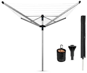Ogrodowa suszarka na pranie w kolorze srebra 60 m Lift-o-Matic Advance – Brabantia