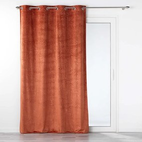 Ceglasta aksamitna zasłona 140x240 cm Analia – douceur d'intérieur