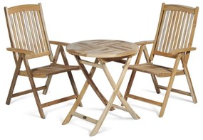 Krzesło ogrodowe z drewna tekowego Garden Pleasure Java