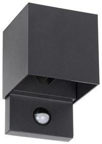 Kanlux 28994 - Zewnętrzna oprawa ścienna LED z czujnikiem REKA, 7 W, 230 V, IP54, antracyt