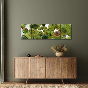 Obraz pasiastych kulek (170x50 cm)