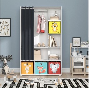 Szafa dziecięca biały 105.8x38x178.1 luigi