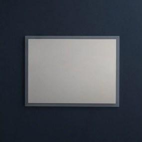 Lustro z ramą LED "Bend" prostokątne odwracalne cm 80x60