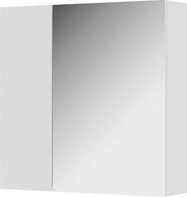 Szafka z lustrem w łazience biały 60x16.4x59.2 leopold