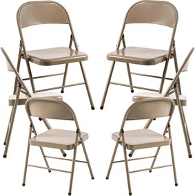 Zestaw 6 krzese skadanych na eventy Niza