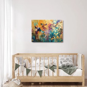 Obraz na szkle - Abstrakcyjny obraz natury (70x50 cm)