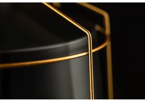 Czarna lampa wisząca z metalowym kloszem ø 32 cm Goa – GTV