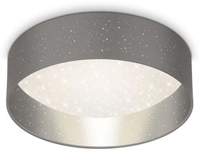 Briloner 3882-014 - LED Plafon MAILA STARRY LED/18W/230V szary/srebrny