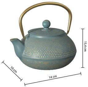 Żeliwny czajnik do herbaty JADE, 800 ml