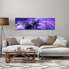 Obraz abstrakcji technicznej (170x50 cm)