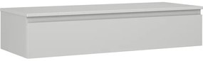 Mexen Orio szafka łazienkowa podumywalkowa 120 cm z blatem, 1 szuflada, szara mat - 91A10-12023-1-BFC62