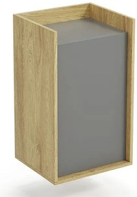 Szafka modułowa 83cm hikora + szary przykurzony - Afilia 9X