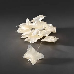 Łańcuch świetlny LED BUTTERFLY 5 m biały