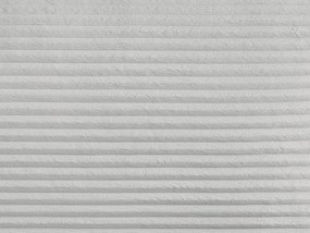 Jasnoszara sztruksowa rozkładana sofa 257 cm Lucien – Bobochic Paris