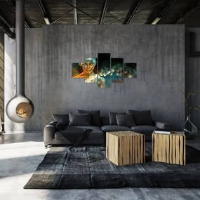 Obraz złotej wróżki (125x70 cm)