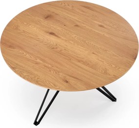 Okrągły stół do jadalni na metalowych nogach Pixel 2 Halmar