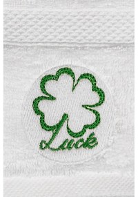 Białe bawełniane ręczniki zestaw 2 szt. frotte Luck – Foutastic