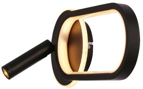 Czarny kinkiet LED Monet – Candellux Lighting