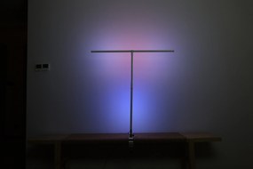 Lampa LED na biurko NOX z efektami RGBW, zacisk, pilot zdalnego sterowania
