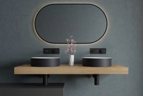 Umywalka nablatowa NT8565Odlew mineralny - Okrągły - Ø 36 cm