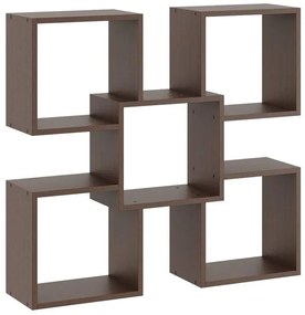 Minimalistyczna półka ścienna w kolorze wenge A3-W38