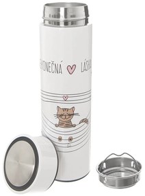 Biały termos 400 ml – Orion