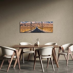 Obraz - Death Valley, Kalifornia, USA (z zegarem) (90x30 cm)