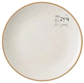 Orion Ceramiczny talerz deserowy Farmhouse cow,śr. 19,5 cm