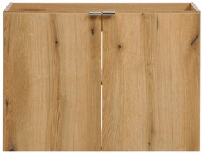 Nowoczesna szafka do łazienki w kolorze dębu 80 cm Z9-T07