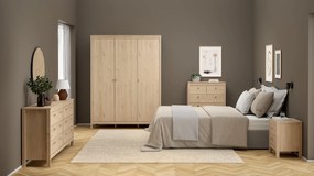 Szafka nocna z 2 szufladami Madrid, jackson hickory