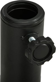 Outsunny Podstawa parasola ogrodowego betonowa 18 kg, okrągły stojak na parasol o średnicy masztu 32/38/48mm, czarny | Aosom PL