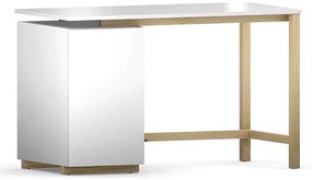 Białe skandynawskie biurko 120x60 - Sido