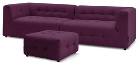 Ciemnofioletowa sofa 324 cm Kleber – Bobochic Paris