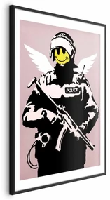 Plakat Policjant 60x90 cm z ramą czarną z marginesem ARTGEIST B