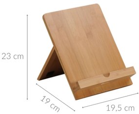 Stojak na książkę kucharską, tablet, Kesper