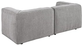 Jasnoszara sofa modułowa Bonami Selection Fairfield, 208 cm