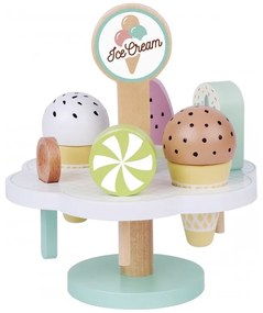 Tooky toy drewniane lody magnetyczne na stojaku