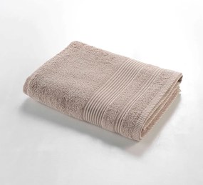 Beżowy bawełniany ręcznik kąpielowy frotte 70x130 cm Tendresse – douceur d'intérieur