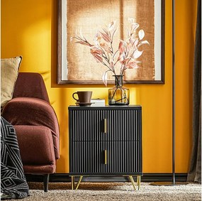 Stolik nocny z 2 szufladami FBT115-SCH