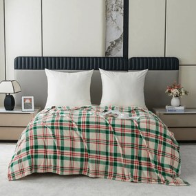 Mikropluszowy koc WINTER PLAID, kolorowy Rozmiar: 200 x 220 cm