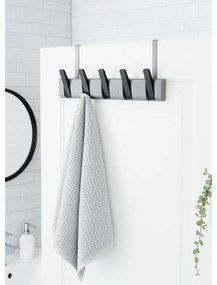 Wieszak ścienny PIANO HANGER 45,5x11 cm, szaro-czarny