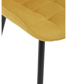 Zestaw krzeseł do jadalni HC-462 YEL2, 4 szt.