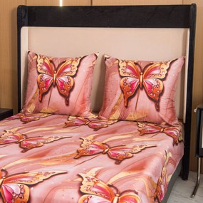 PrzytulneMieszkanie.pl PrzytulneMieszkanie.pl Pościel z mikrofibry MONARELLE różowa Rozmiar pościeli: 70 x 80 cm | 140 x 200 cm